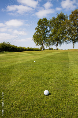 Second hole green