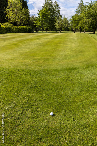 golf ball near the green