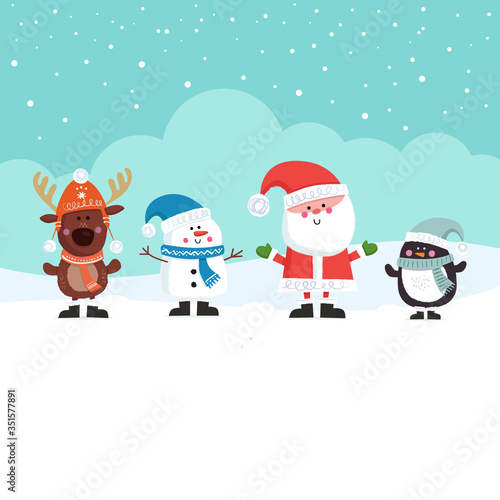 Santa and Friends