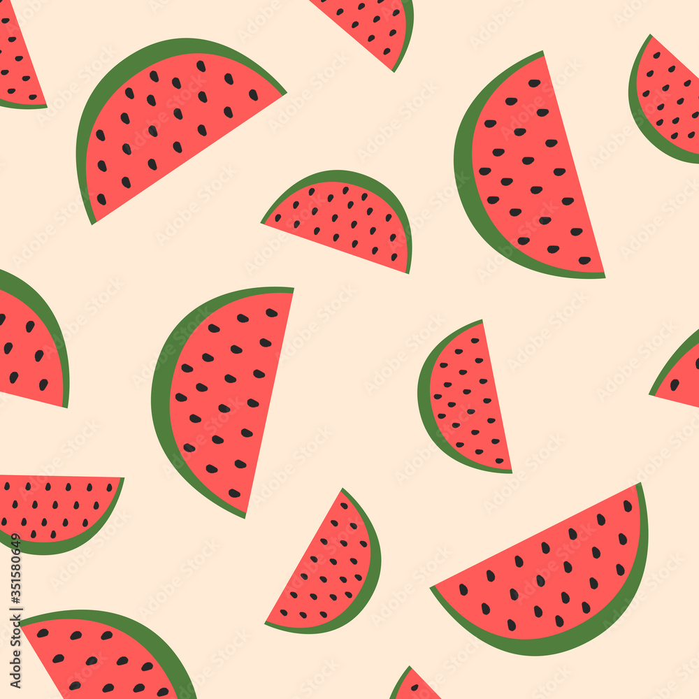 Watermelon fruit summer food as foody pattern wallpaper Watermelon fruit summer food as foody pattern wallpaper