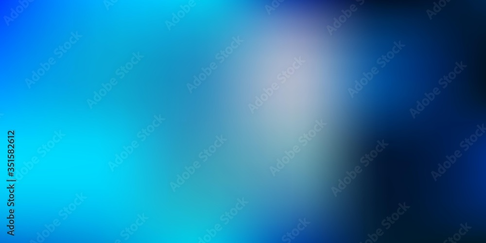 Light BLUE vector abstract blur template.