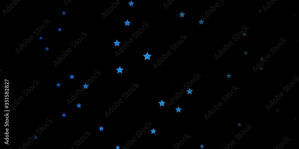 Dark BLUE vector background with small and big stars. Shining colorful illustration with small and big stars. Theme for cell phones. Dark BLUE vector background with small and big stars. Shining colorful illustration with small and big stars. Theme for cell phones.