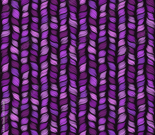 Seamless pattern with interweaving of braids.
