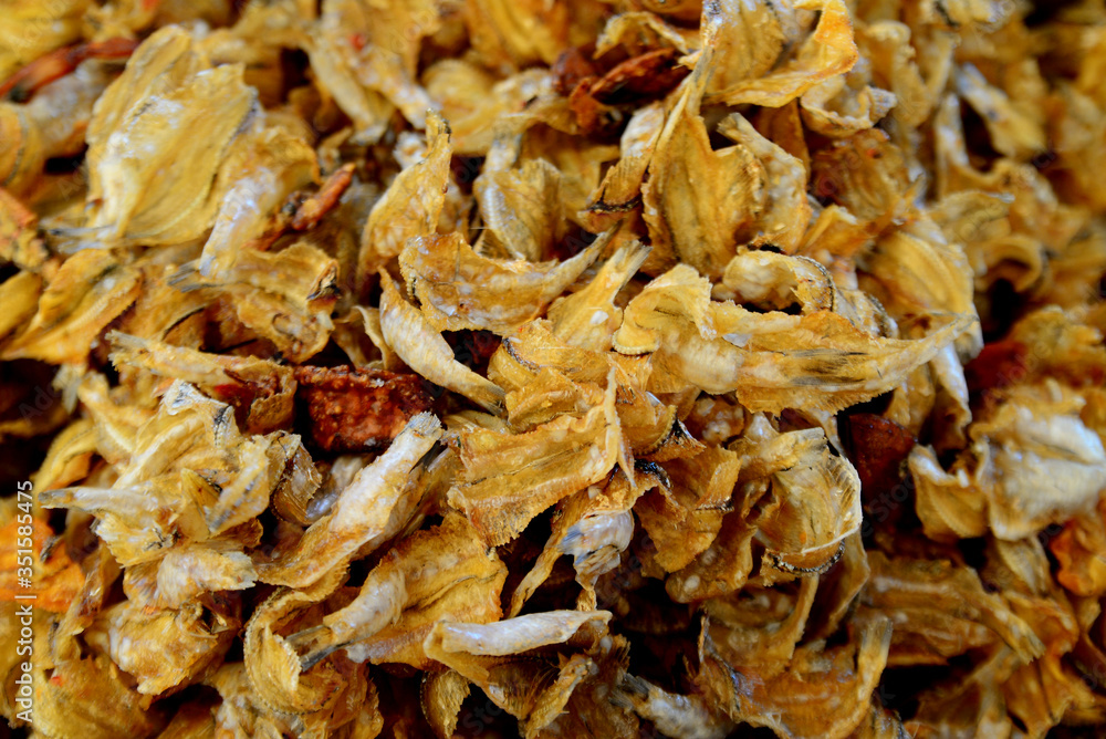 Crispy Fish in local market samut sakhon of Thailand Crispy Fish in local market samut sakhon of Thailand