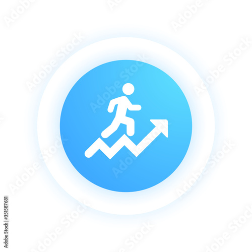 Financial Growth -  Icon