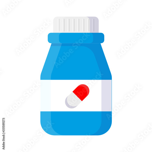 blue pill bottle