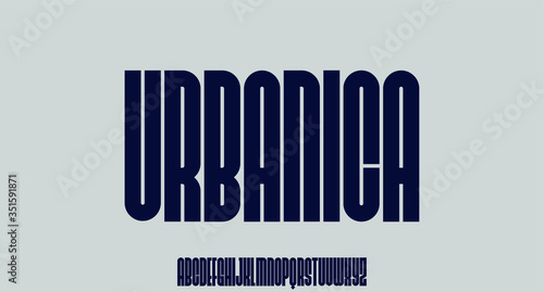 URBANICA urban font perfect for your poster design