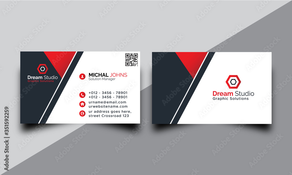 modern business card design. modern business card design.
