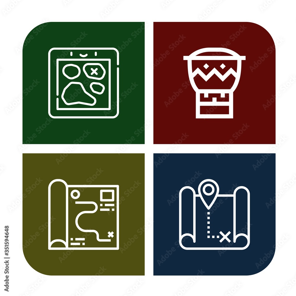 Set of africa icons Set of africa icons