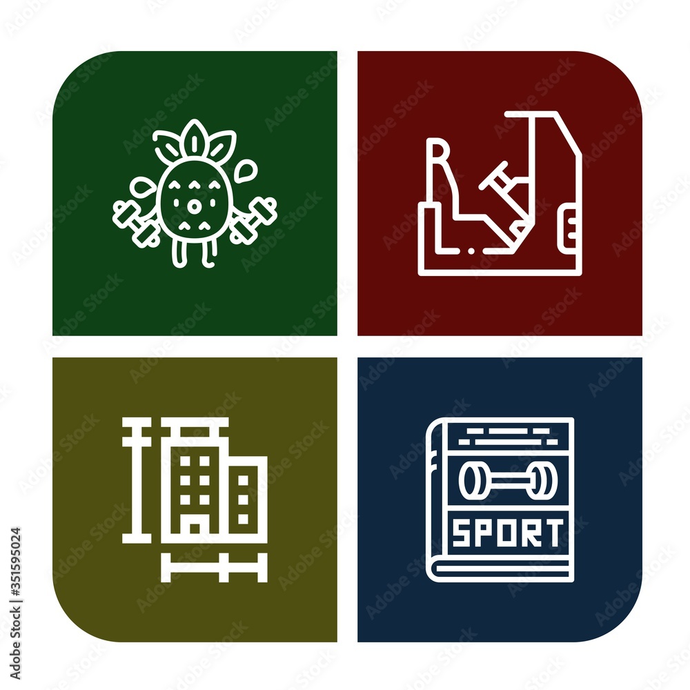 Set of stopwatch icons Set of stopwatch icons