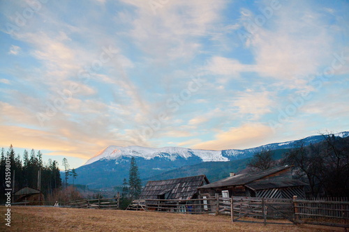 mountain landscape in the morning