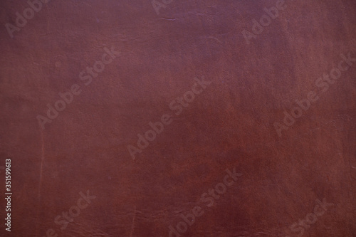 Abstract red brown cartier genuine cow leather