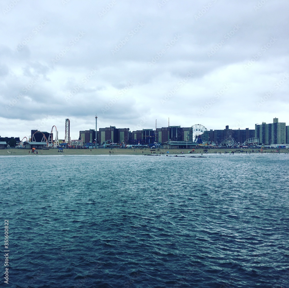 Naklejka premium Coney Island New York USA