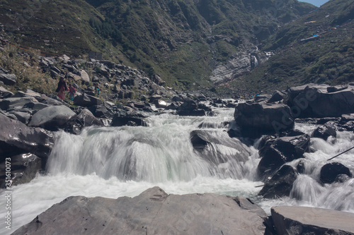 The free flowing pure mineral water of Himachal © Nirmal