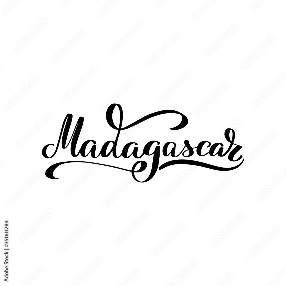  Vector calligraphy illustration isolated on white background.
