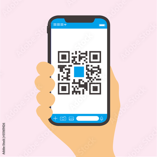 Qr code payment , online shopping