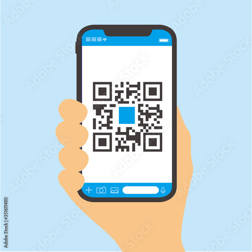 Qr code payment , online shopping