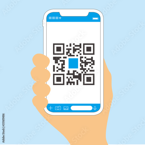 Qr code payment , online shopping