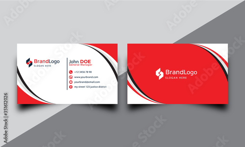 modern business card design template.