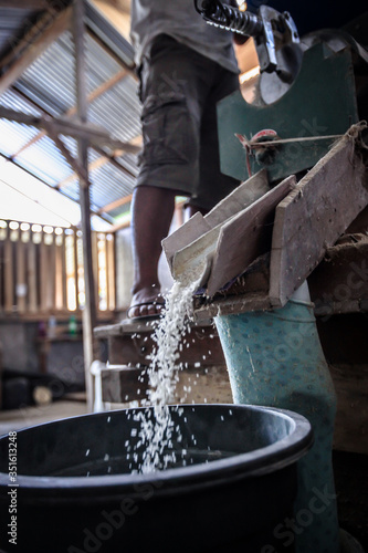 Activities and atmosphere inside the rice mill