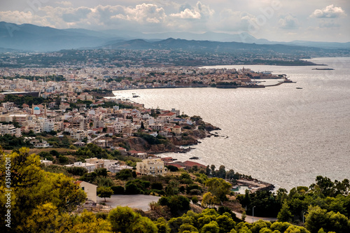 panoramic view of Chania, Crete, Greece