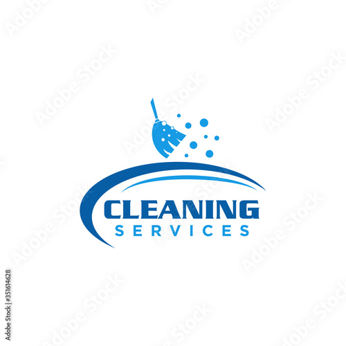 Cleaning Logo Icon Design Vector