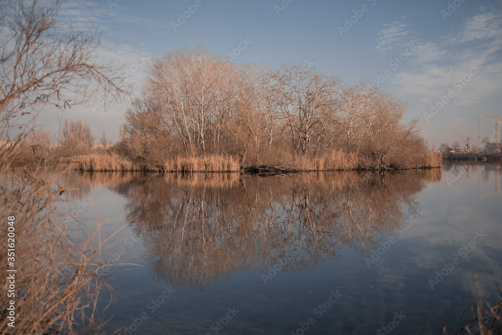 lake in winter lake in winter
