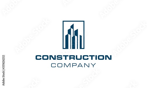 building construction company logo design