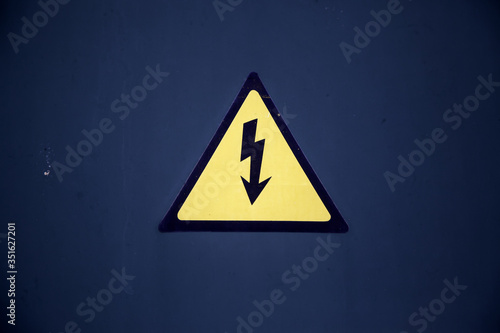 Symbol danger electricity
