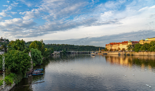 Charles Bridge Prague in Czech Republic.