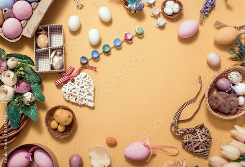 Easter eggs. Concept. Holidays. Easter photo. 