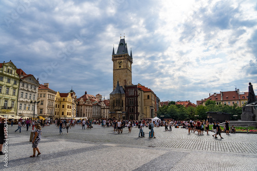 Old Town City Hall Prague in Czech Republic.