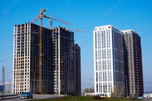 Tower construction cranes