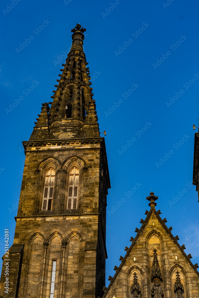 Saint Peter and Saint Paul Vysehrad Prague in Czech Republic.