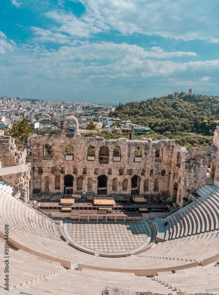 The theater of Herodion Atticus, Acropolis, Greece