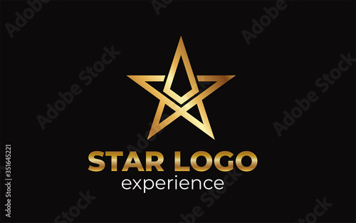 Creative luxury of star logo designs