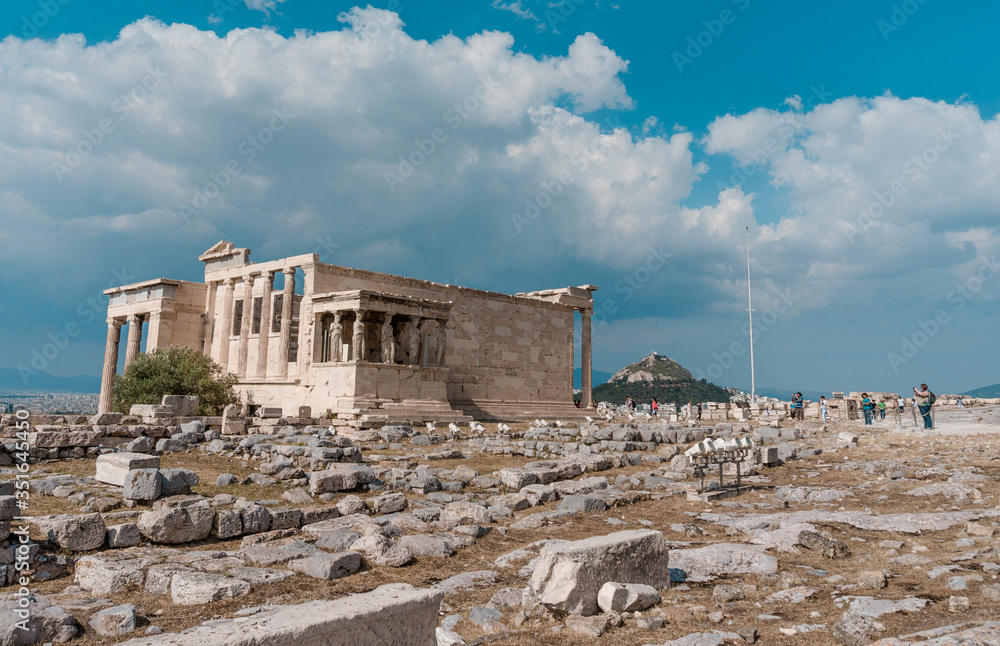 Acropolis of Athens, Greece Erechtheion Temple 
