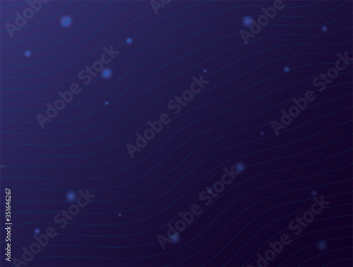 black waves sound blue background
