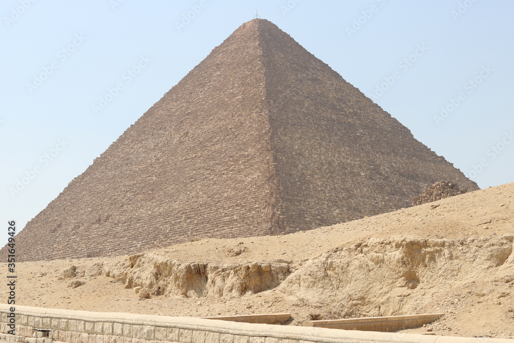 Giza Pyramids and Sphinx in Cairo Egypt ancient Egyptian civilization landmark Giza Pyramids and Sphinx in Cairo Egypt ancient Egyptian civilization landmark