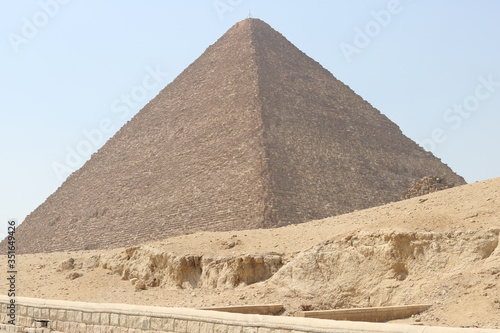 Giza Pyramids and Sphinx in Cairo Egypt ancient Egyptian civilization landmark