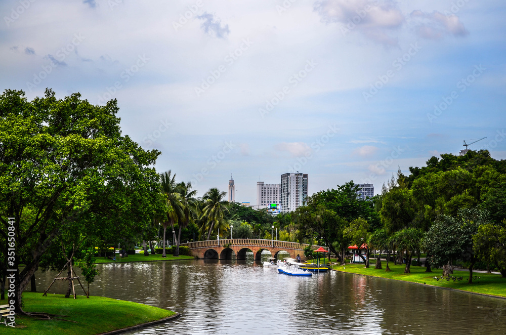 river in the park, Bangkok