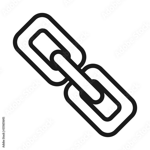 link chain icon, line style