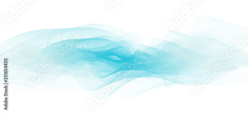 Abstract Light and Dark Digital Sound Wave with technology background vector.