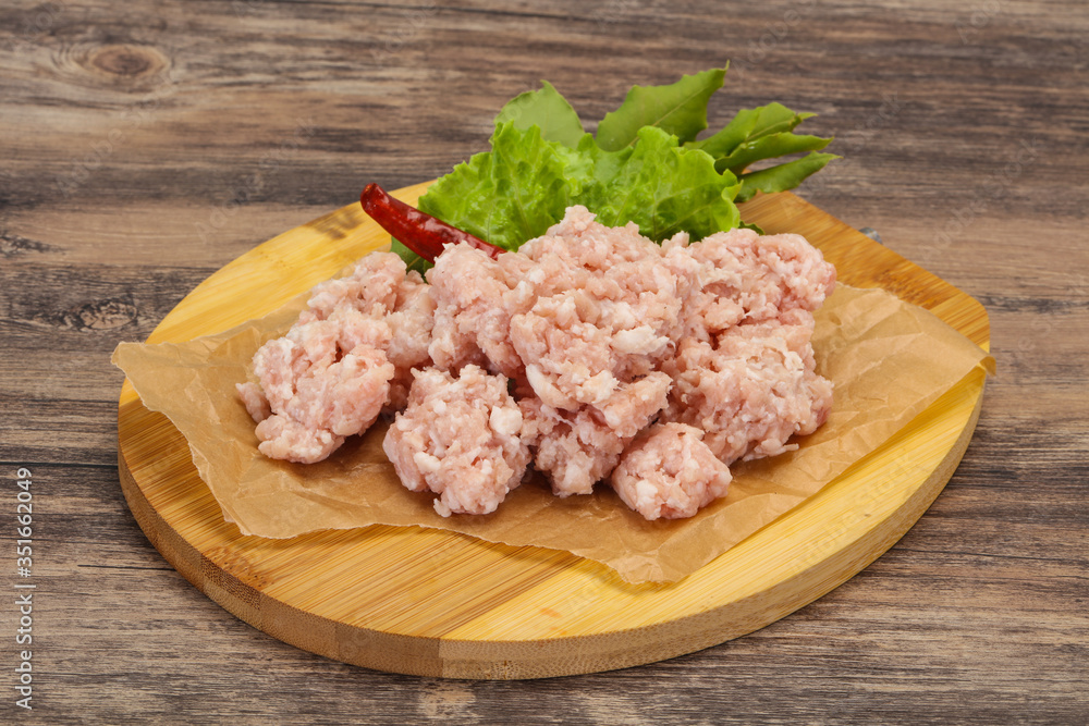 Homemade pork minced meat for cooking Homemade pork minced meat for cooking
