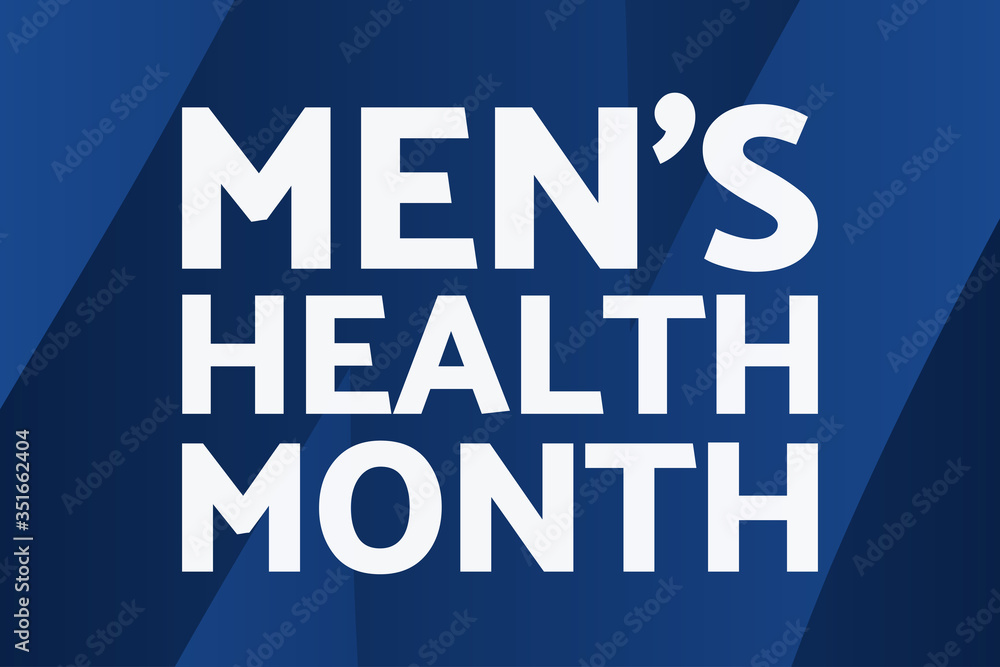 Men’s Health Month. Holiday concept. Template for background, banner, card, poster with text inscription. Vector EPS10 illustration. Men’s Health Month. Holiday concept. Template for background, banner, card, poster with text inscription. Vector EPS10 illustration.