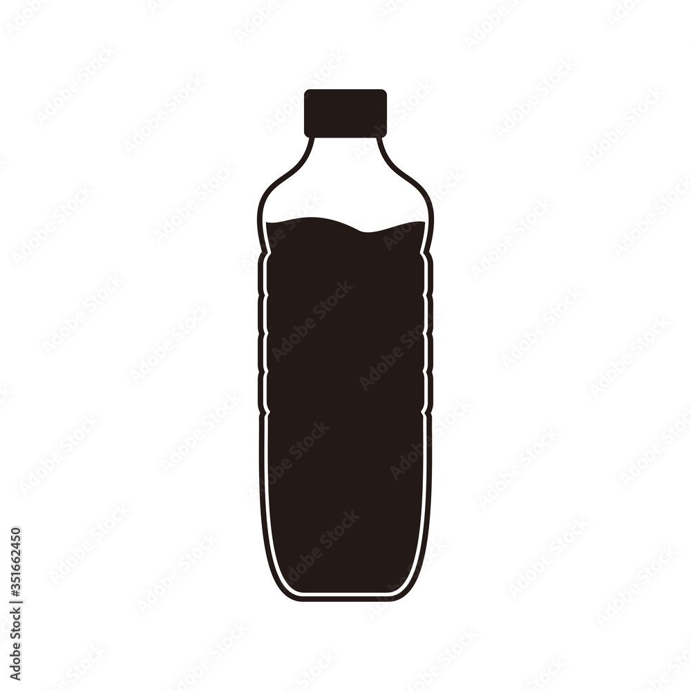 bottle icon in trendy flat design bottle icon in trendy flat design