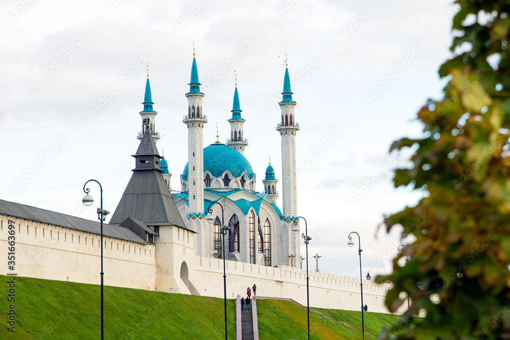 View of Kul Sharif Mosque in Kazan
