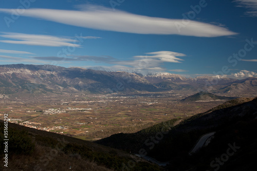 view from the top of mountain, Abruzzo