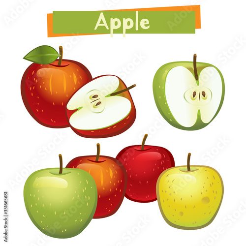 Manzanas Ilustración