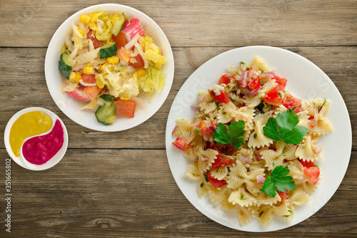 pasta on a plate